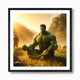 Incredible Hulk Art Print