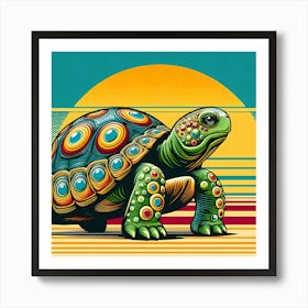 Turtle Print Art Print