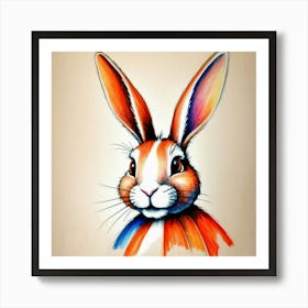 Rabbit Painting Art Print