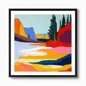 Abstract Travel Collection Canada 1 Art Print