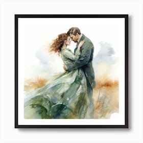 Man And A Woman Art Print