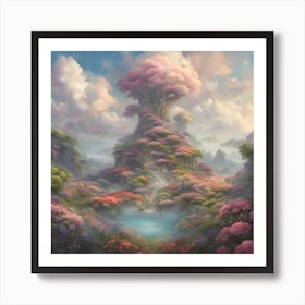 Tree Of Blossoms Art Print