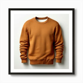 Mock Up Jumper Blank Plain Sweater Pullover Knit Cotton Wool Fleece Soft Comfy Cozy M (12) Art Print