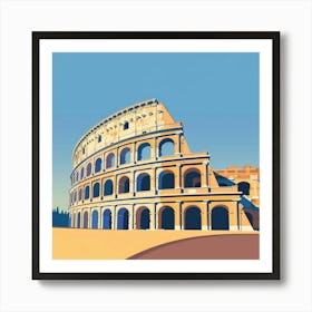 Colosseum in Rome 3 Art Print