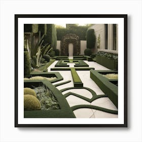 Formal Garden 2 Art Print