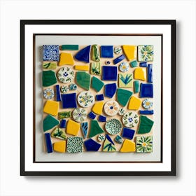 Ceramic Tile Wall Art Art Print