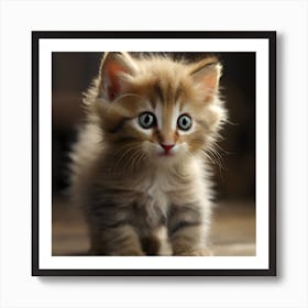 Cute Kitten Art Print