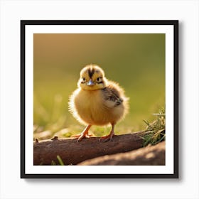 Cute Chick Art Print