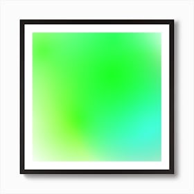 Abstract Green Background 1 Art Print