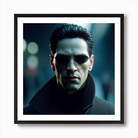 Thomas Anderson/Neo (from matrix) Art Print