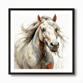 Horse close up Art Print