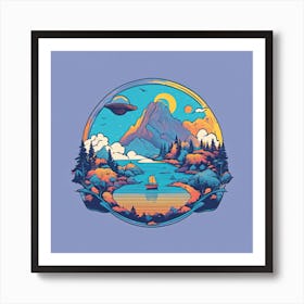 dystopian land Art Print