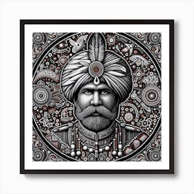 Indian Turban Art Print