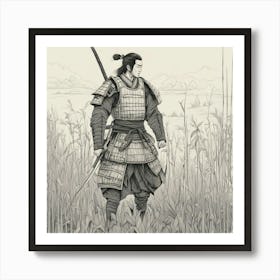 Samurai Art 59 Art Print