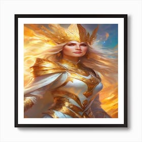 Warrior Woman 4 Art Print