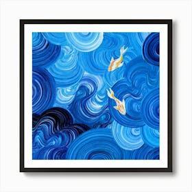 Koi Fish Art Print