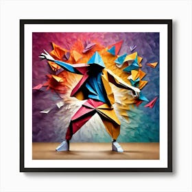 Origami Dancer 109 Art Print