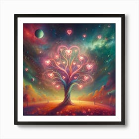 Tree Of Love Art Print