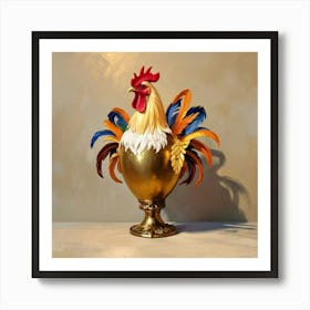 Golden Rooster 2 Art Print