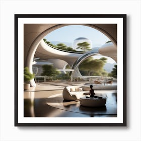 Futuristic Architecture 18 Art Print