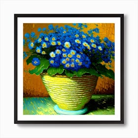 Van Gogh Flowerpot Art Print