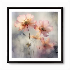 Fa Vintage Floral 43 Art Print