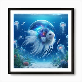 Betta Fish 1 Art Print