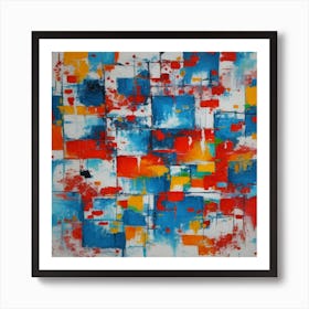 Abstract Painting 5 Art Print