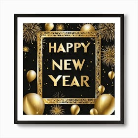 Happy New Year 62 Art Print