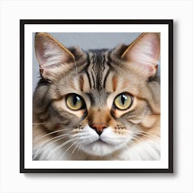 Portrait Of A Cat Art Print