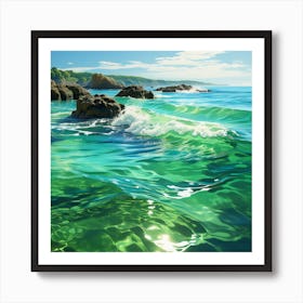 Ocean Water Art Print