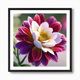 Dahlia Flower 1 Art Print