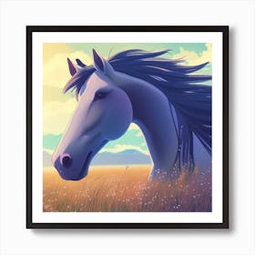 Beautiful Horse Art Print