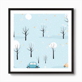 Winter Scene Art Print