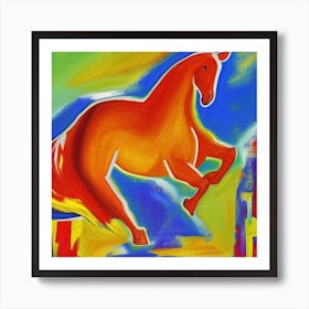 Horse In The Sky Art Print
