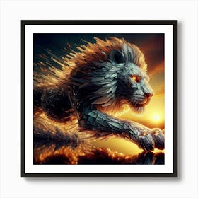 Big Lion Art Print