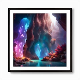 Caves Art Print