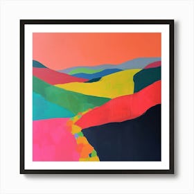 Abstract Travel Collection Malawi 3 Art Print