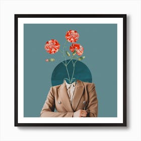 Girl Power Square Art Print