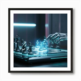 Chess Game Art Print