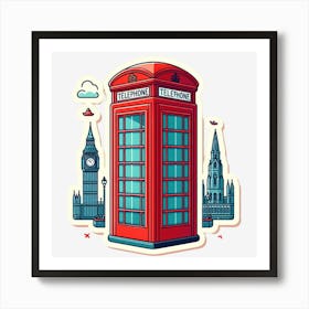 London Phone Booth Art Print