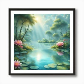 Water Lilies 20 Art Print
