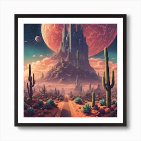 Cactus Desert 11 Art Print