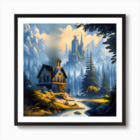 Fairytale Castle Art Print