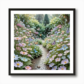 Garden Path Art Print