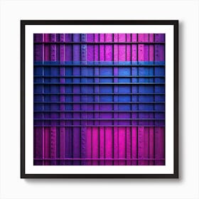 Purple And Blue Abstract Background Art Print