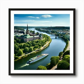 Architecture Tour Tourism River Capital Boat Skyline Scenic Vacancy Green Popular Road Wa (8) Art Print