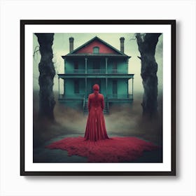 House on the hill Art Print