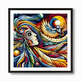 Psychedelic Painting 14 Art Print