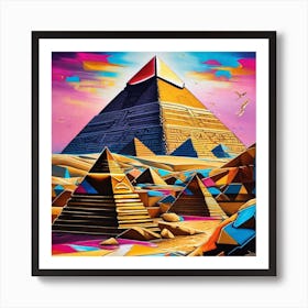 Pyramids Of Giza Art Print